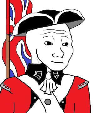 1700s British Soldier Flag Wojak