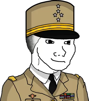 5 Star Hat Military Wojak