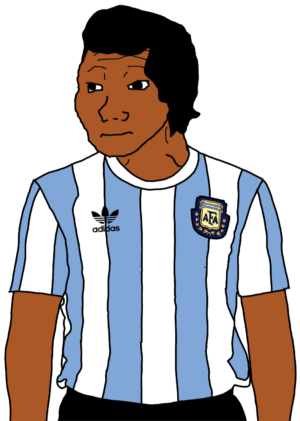 Diego Maradona Wojak