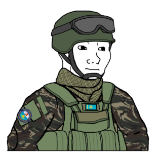 Kazakhstan Soldier Wojak