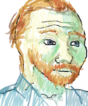 Vincent Van Gogh Painting Wojak