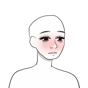 Alt Girl Crying Wojak Template