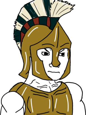 Ancient Spartan Hoplite Wojak