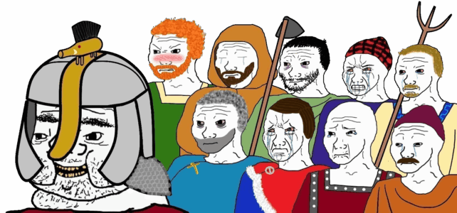 Anglo Saxon Villagers Crying Wojaks