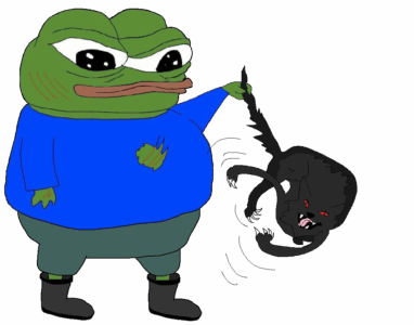 Apu With Angry Cat