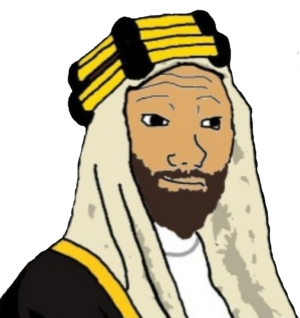 Arab Headdress Beared Wojak