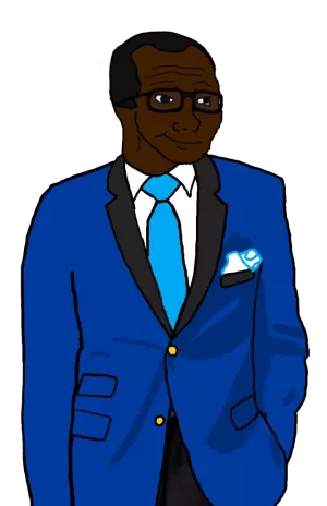 Black Church Suit Wojak