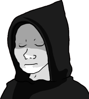 Black Cloak Monk Wojak