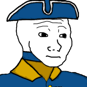 Blue And Yellow Uniform 1700s Wojak