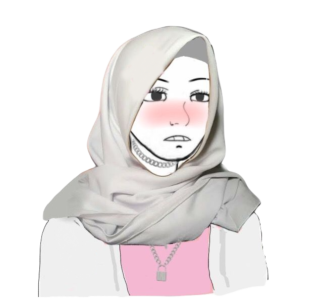 Blushing Hijab Wojak