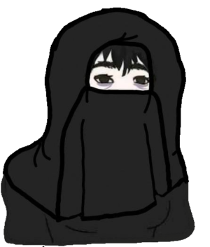 Burka Doomer Girl Wojak