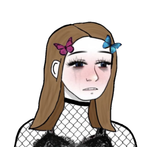 Butterfly And Lace Female Wojak