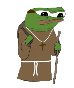 Catholic Monk Full Body Apu Wojak