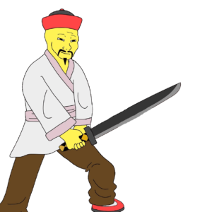 Chinese Soldier With Sword Wojak