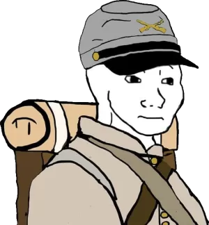 Civil War Southern Soldier Wojak