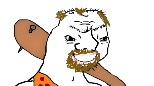 Coomer Caveman Grug Wojak