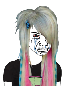 Crying Scene Girl Wojak