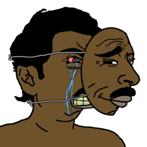 Crying South Indian Mask Wojak