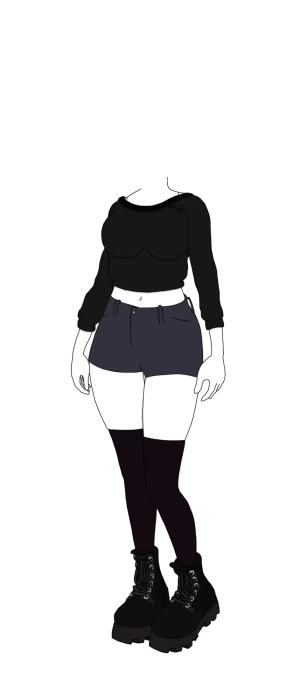 Doomer Girl Body Template