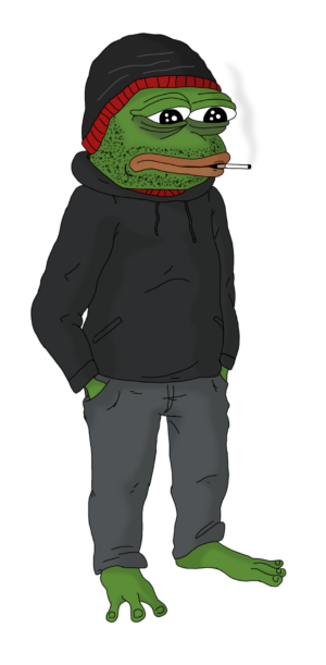 Doomer Pepe Full Body