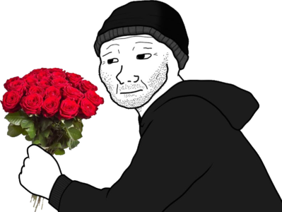 Doomer With Flowers Wojak