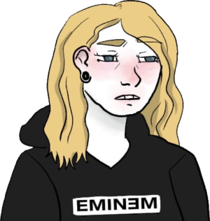 Eminem Alt Girl Wojak