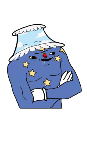 Eu Brainlet Lampshade Wojak