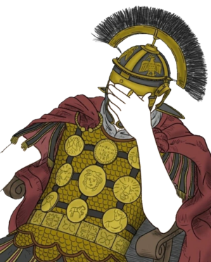 Face Palm Roman Soldier Wojak