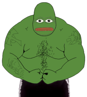 Flexing Pepe