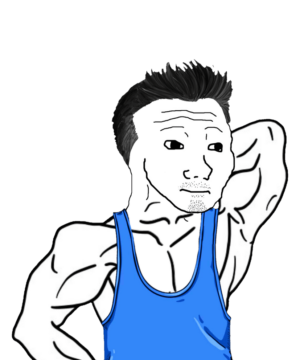 Flexing Tank Top Wojak