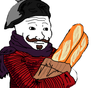 French Baguette Wojak