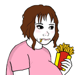 French Fries Girl Wojak