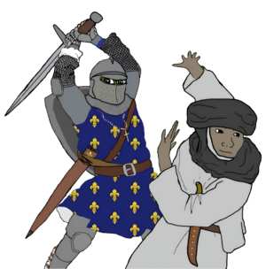 French Knight And Umayyad Wojak