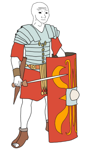 Full Body Roman Soldier Wojak