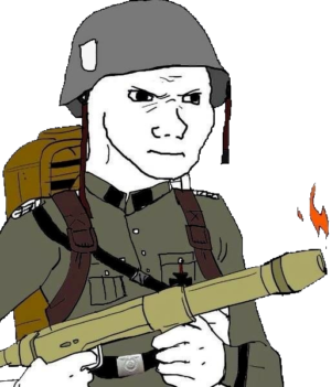 German World War II Flamethrower Wojak