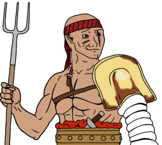 Gladiator Roman Wojak