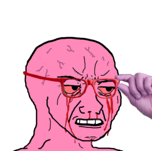 Glasses Pink Wojak