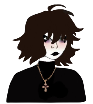 Goth Cross Alt Girl Wojak