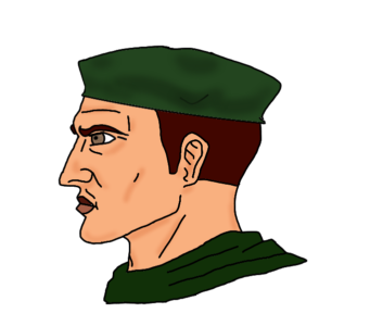 Green Cap Military Chad