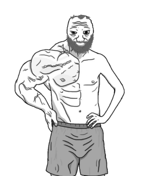 Gym Coomer Wojak