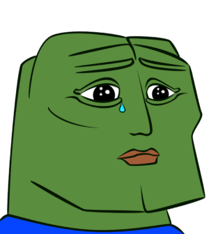 Handsome Small Tear Pepe