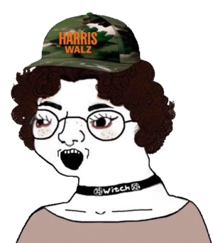 Harris Walz Girl Wojak