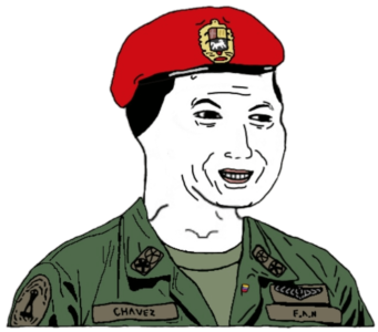 Hugo Chavez Military Wojak