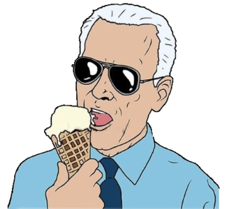 Joe Biden Ice Cream Cone Wojak