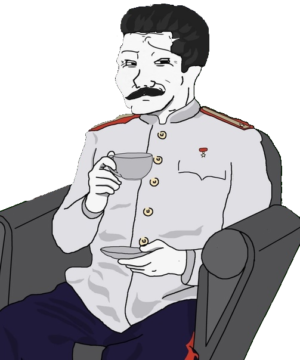 Joseph Stalin Smirk Wojak