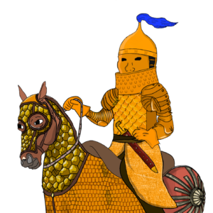 Kipchak Horse Warrior Full Body Wojak
