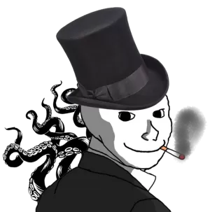 Lovecraft Style Capitalist Wojak