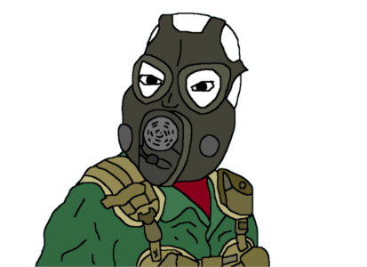 M17 Gas Mask Wojak