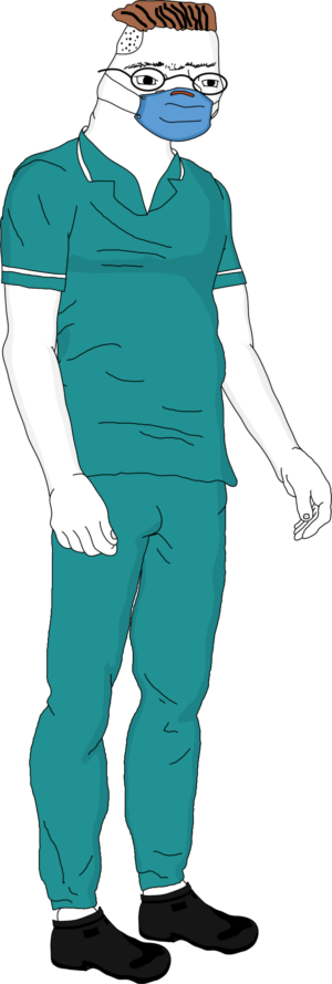 Medical Zoomer Full Body Wojak