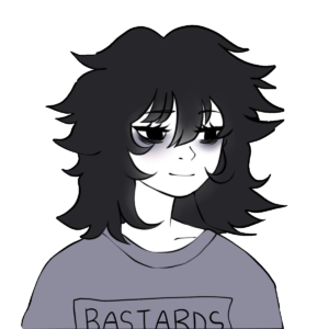 Messy Hair Alt Girl Wojak